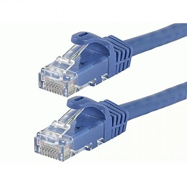 Monoprice Inc. Monoprice Inc. 11272 Cat6 network ethernet cable 1 ft Blue 550MHz 24AWG UTP snagless Flexboot 12-pack — product photo