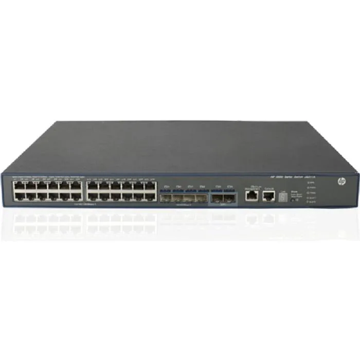 HPE HPE 5500-24G-PoE Layer 3 Switch 24 Port 4 SFP 2 SFP+ 1U — product photo