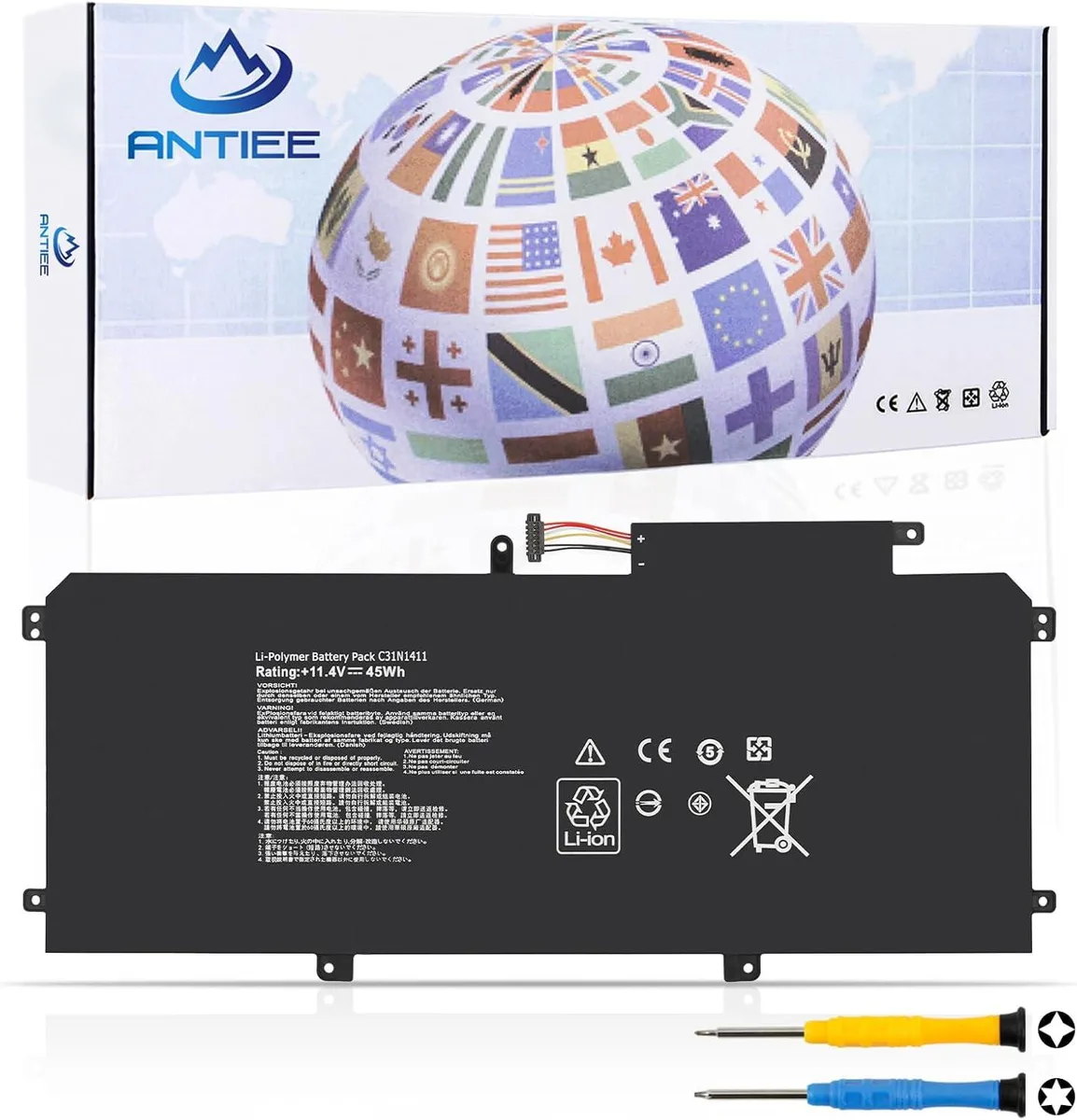 PISKEKAT PISKEKAT C31N1411 11.4V 45Wh laptop battery — product photo