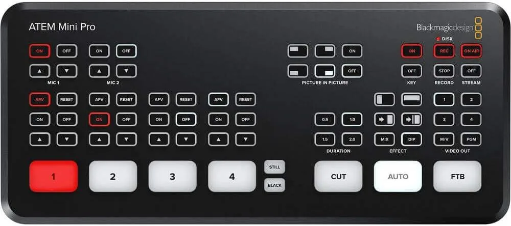 Blackmagic Design Pty. Ltd. Blackmagic Design Pty. Ltd. Atem Mini Pro ISO video switch — product photo