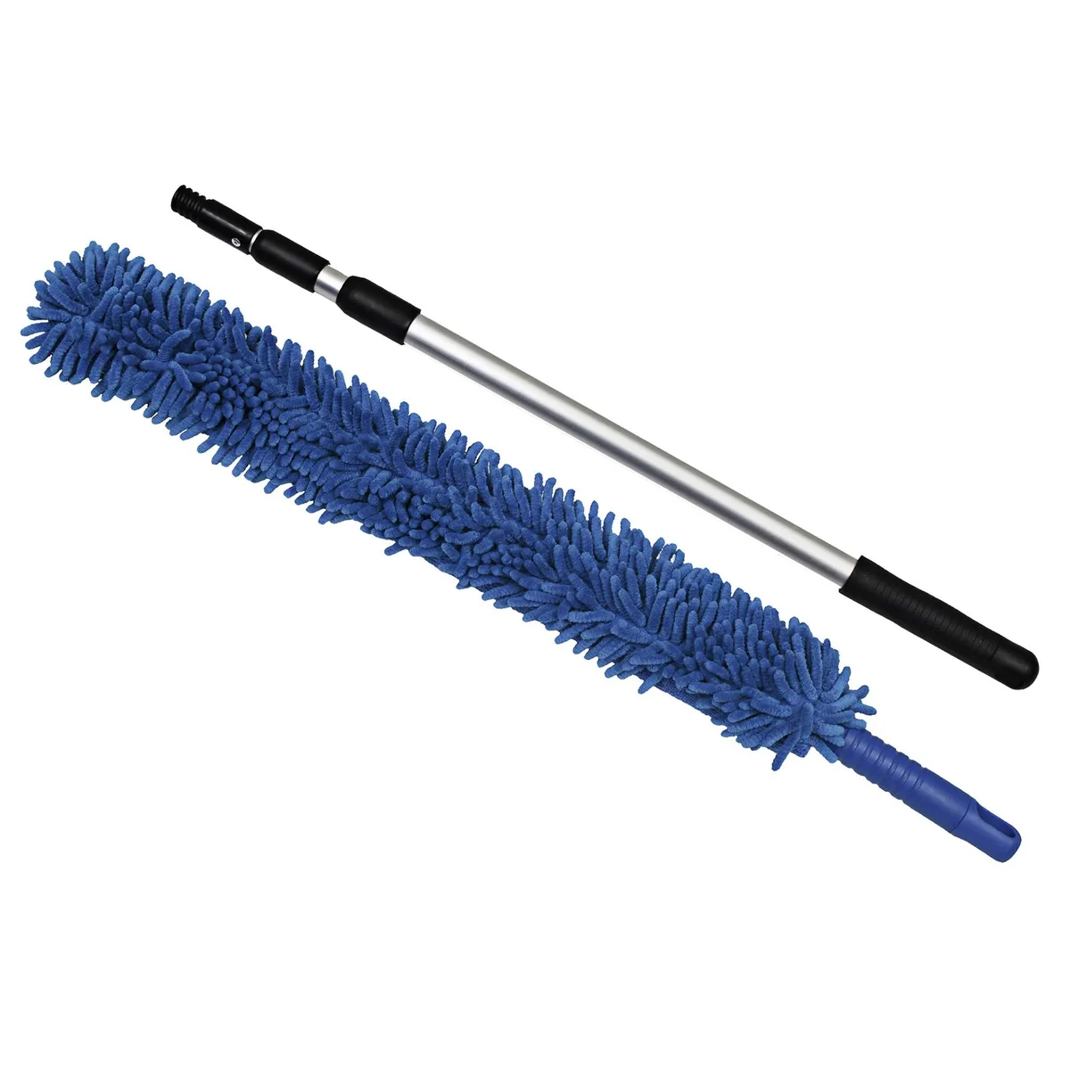 Black microfiber flex duster on 55 inch telescopic pole