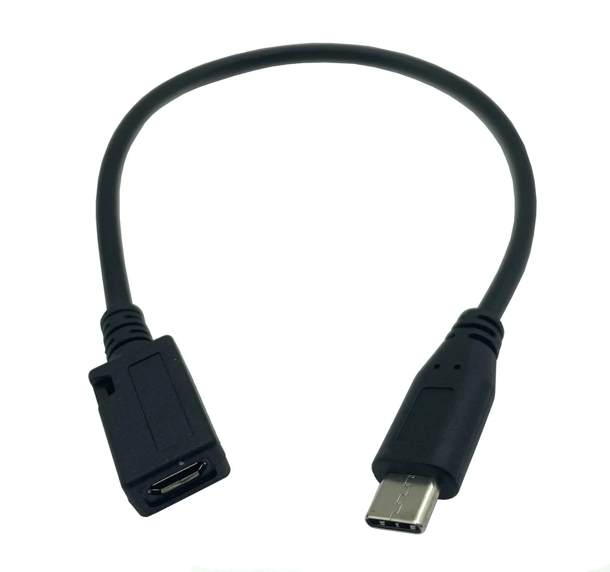 BUCIER BUCIER USB-C Male to Micro USB Female Adapter 90 Degree 25cm — product photo