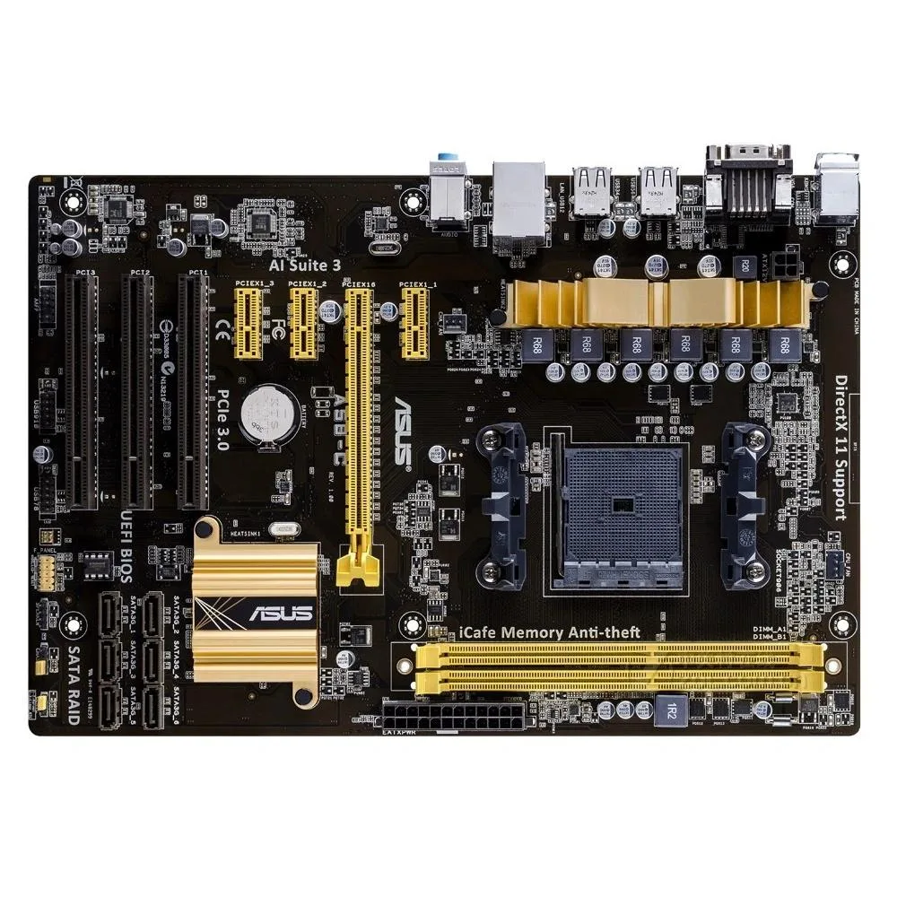 ASUS ASUS A58-C AMD motherboard Socket FM2/FM2+ DDR3 32GB ATX — product photo
