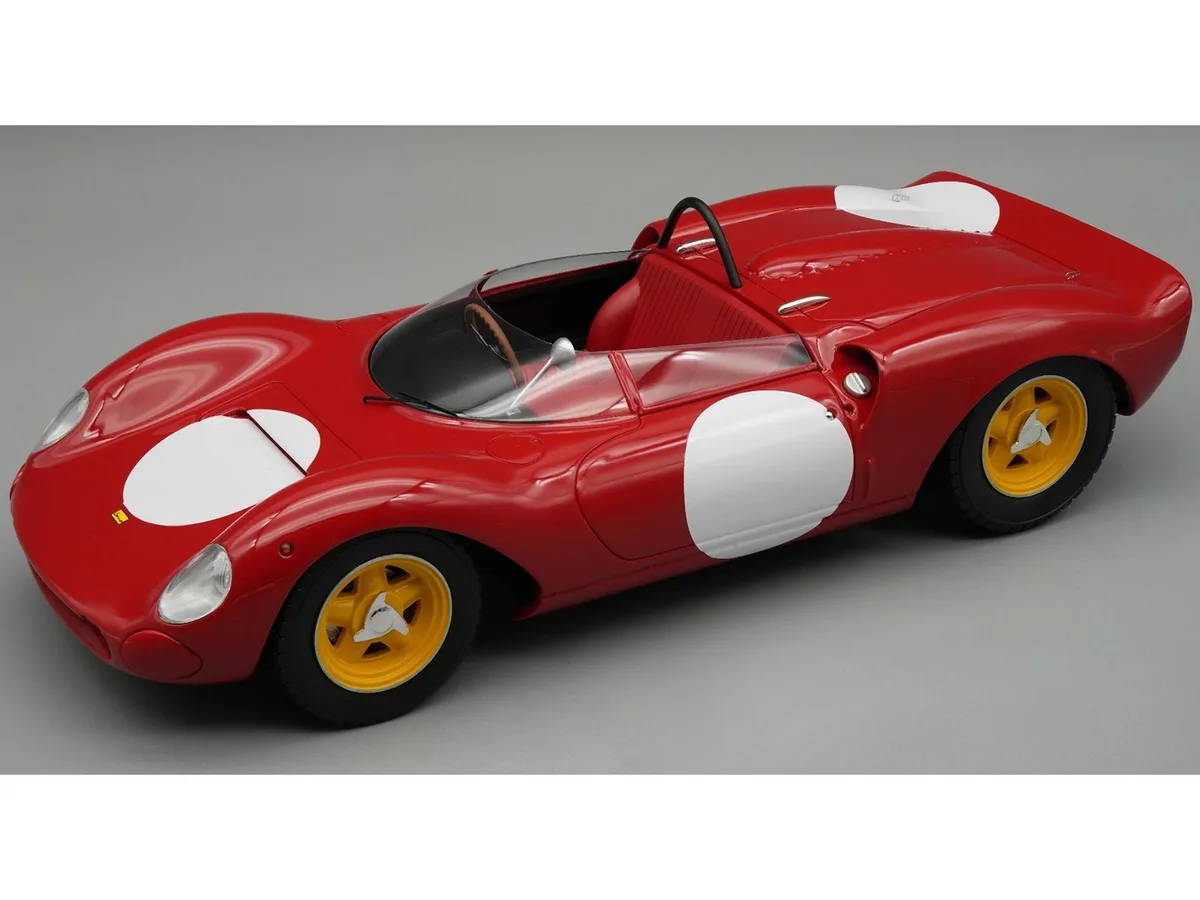 Tecnomodel Tecnomodel Ferrari 206 Dino SP Press Version SEFAC 1965 Red Blank Number Mythos 1/18 Limited 35 — product photo