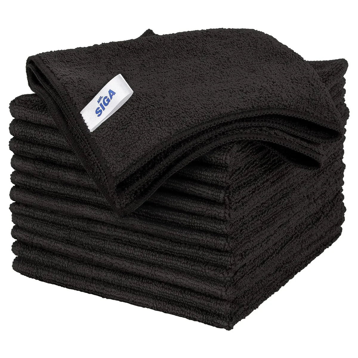 MR.SIGA SJ21785 Microfiber Cleaning Cloths 12 Pack 32 x 32 cm — product photo