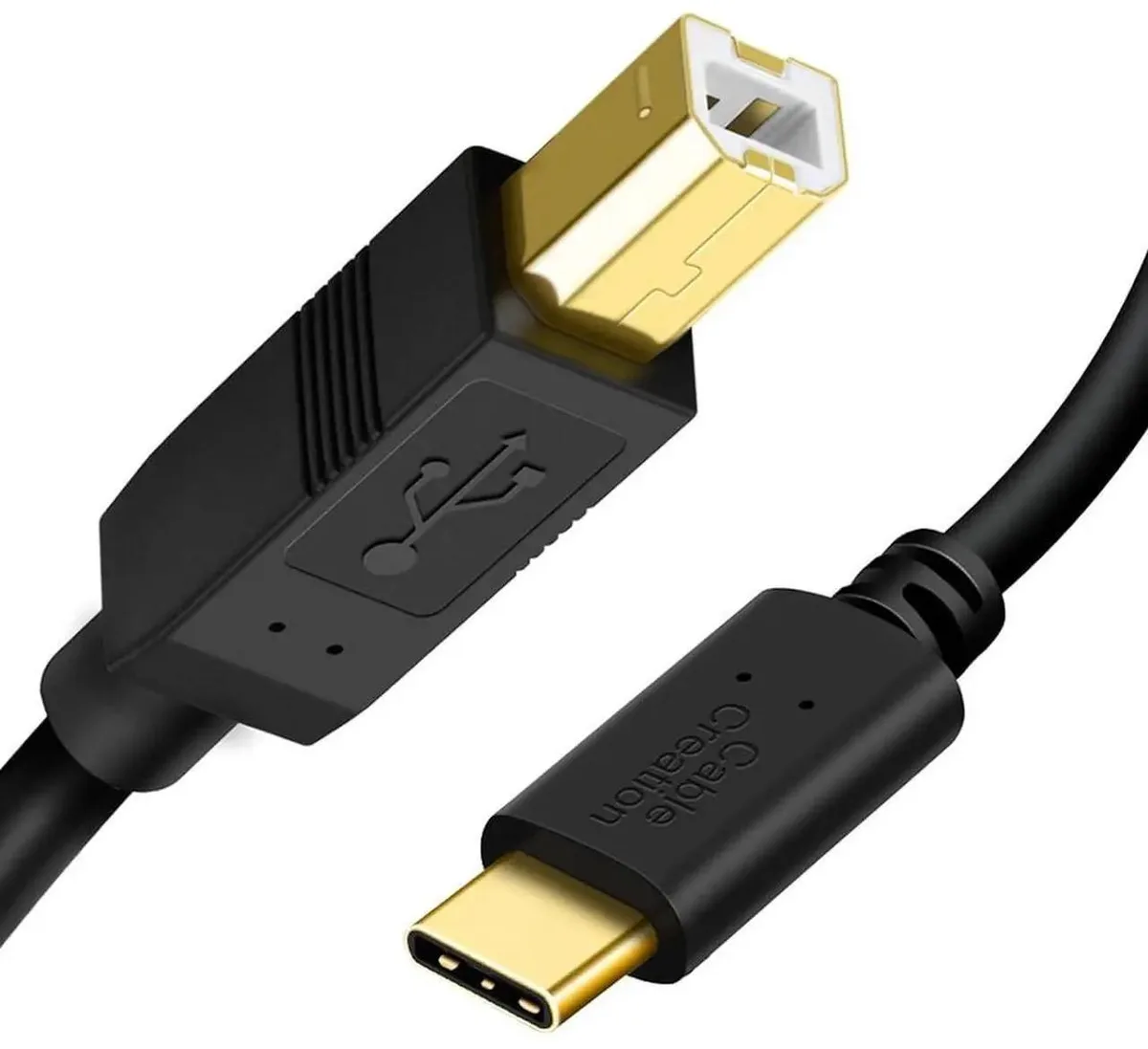 SMUGDESK SMUGDESK USB-C to USB-B Cable 6.6FT Black — product photo