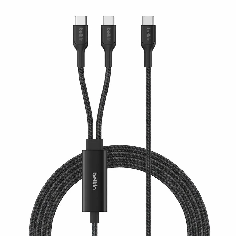 Belkin Belkin CAC004fq1.5MBK USB-C to Dual USB-C Cable 1.5m 140W — product photo