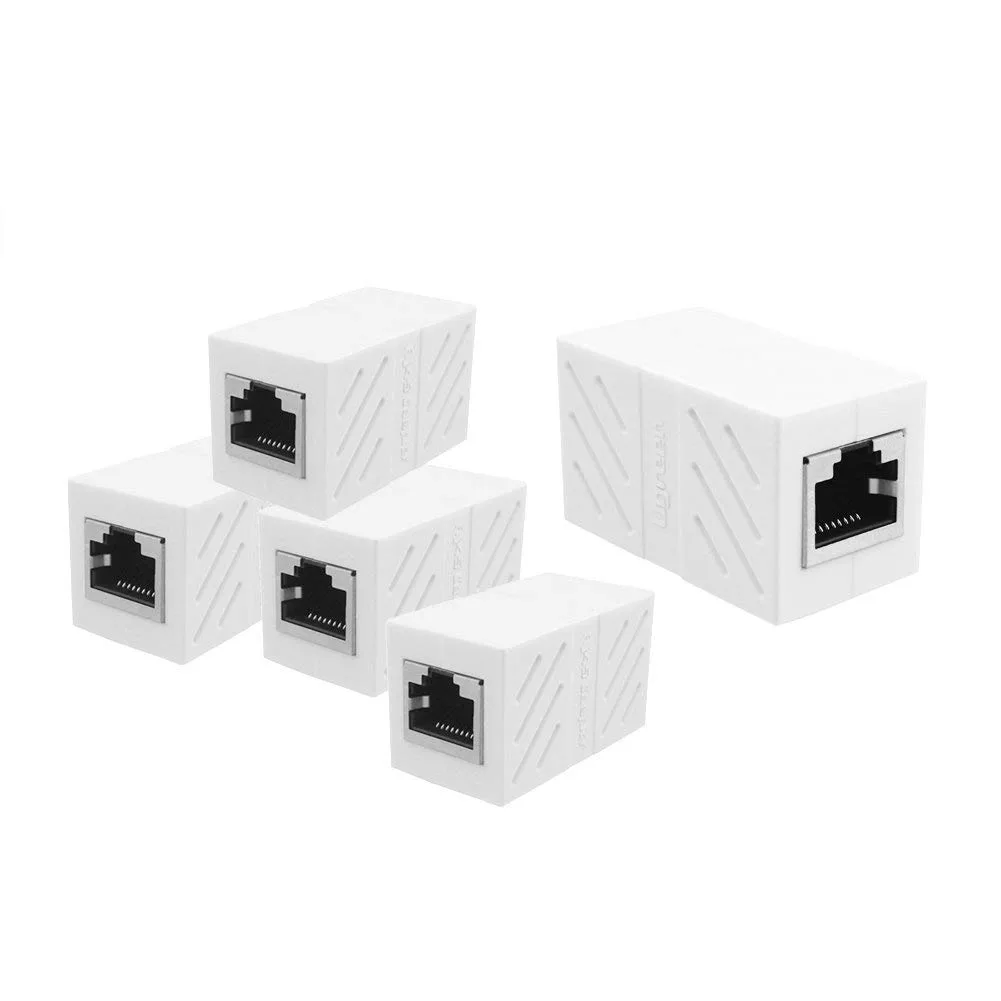 LUOM LUOM RJ45 Female-to-Female Coupler 5-Pack White — product photo