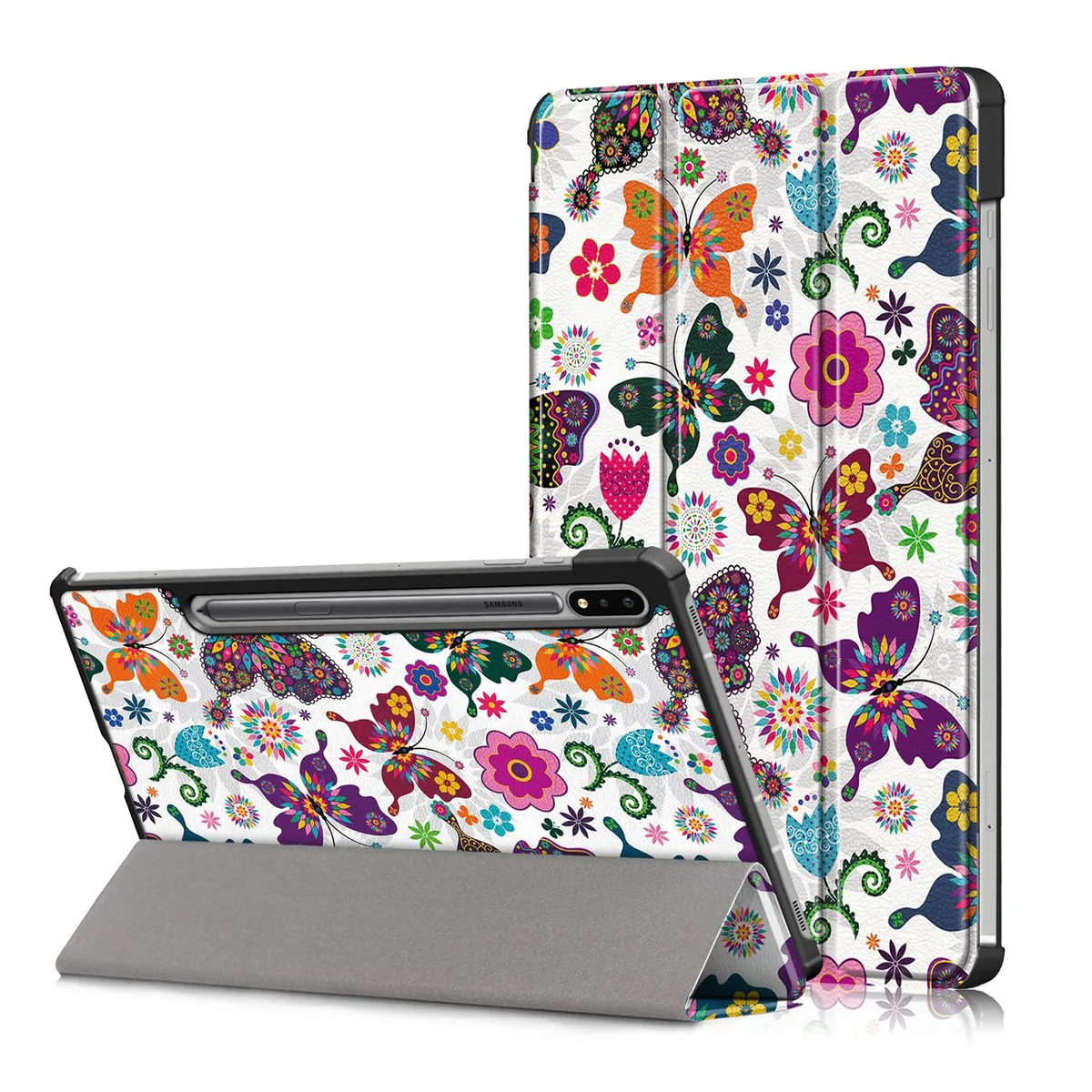 anicestore anicestore Tablet Case 12.4" for Galaxy Tab S8+ S7 FE S7+ (Butterfly) — product photo
