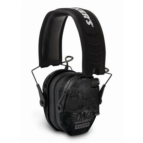 GSM Outdoors GSM Outdoors Walker's Razor Series Black Electronic Earmuffs GWP-RSEM — product photo