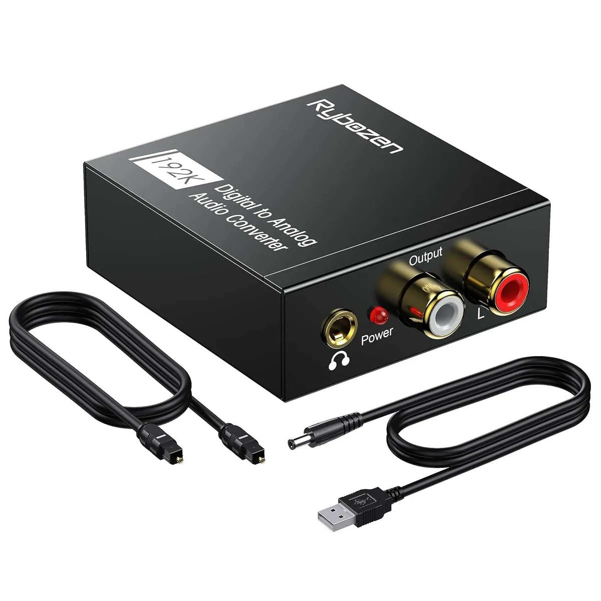  RCA AU511 Toslink Digital Optical Audio Cable 192KHz 24-bit DAC Converter — product photo