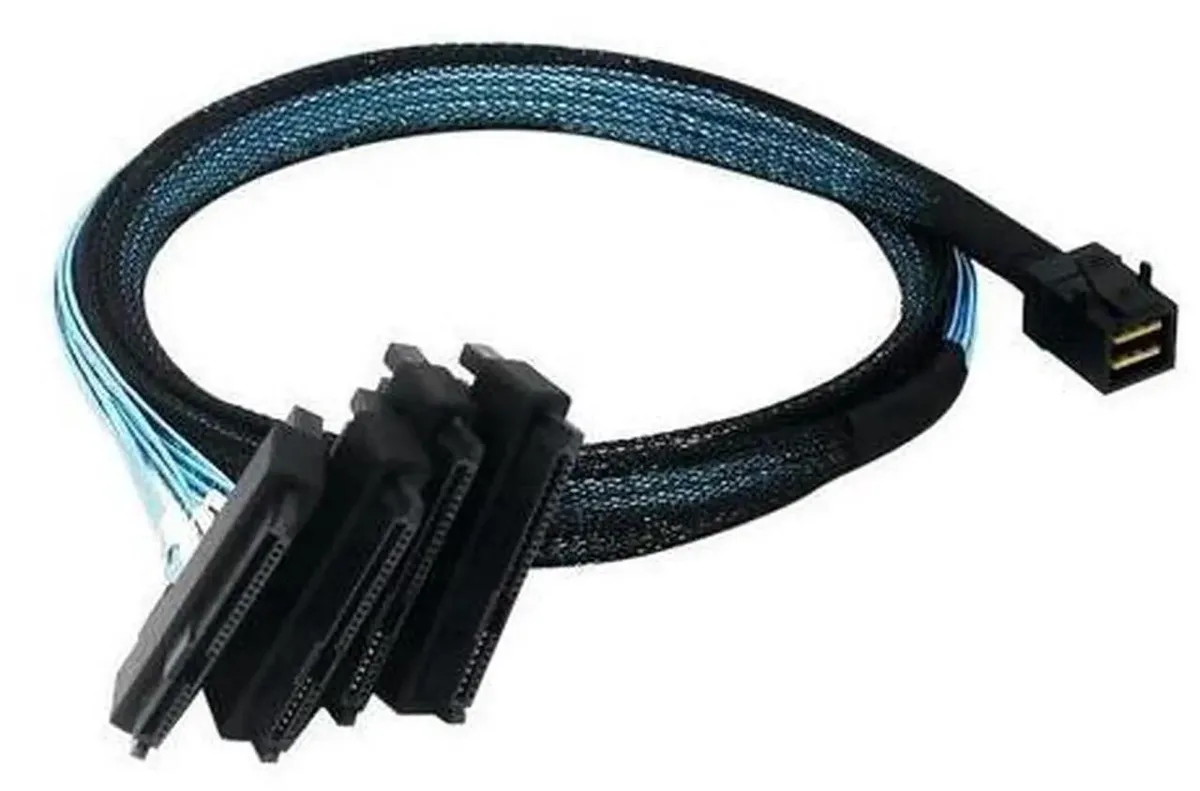 SMUGDESK SMUGDESK SFF8643 to 4× SFF8482 29Pin SAS 3.0 12Gbps Breakout Cable — product photo