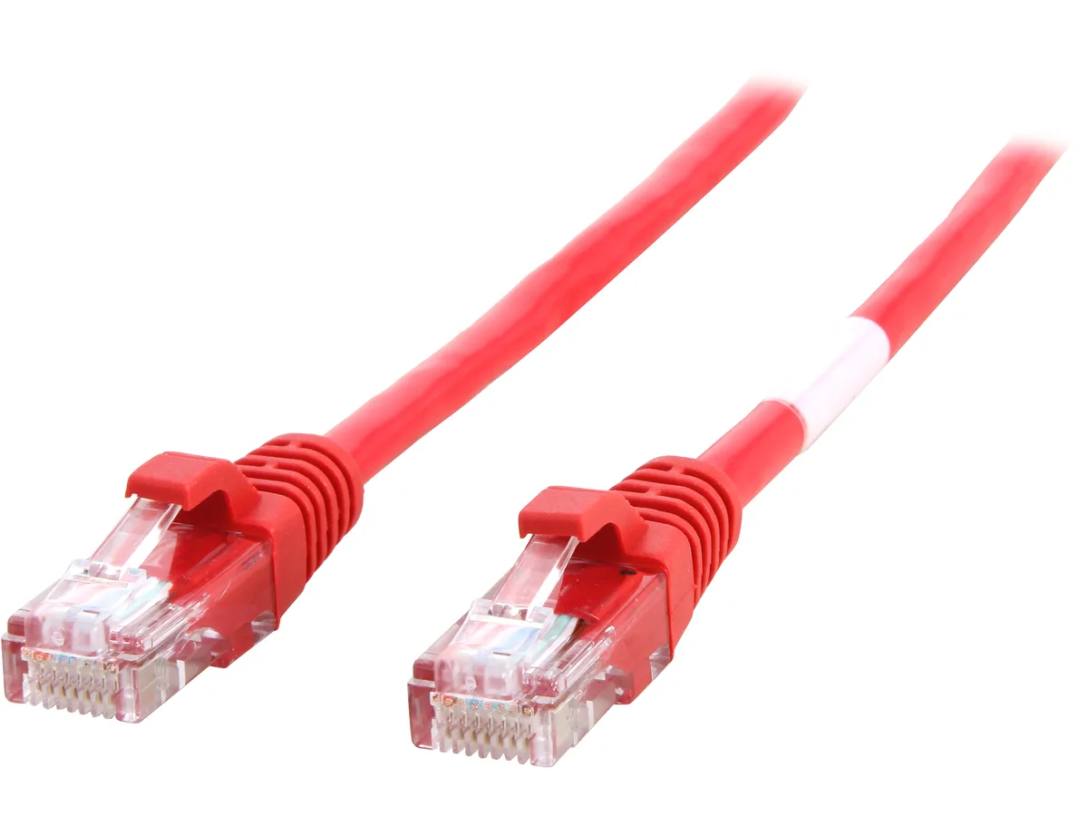 Cables To Go Cables To Go 15190 Cat5e network ethernet cable 5 ft 1.52 m Red — product photo