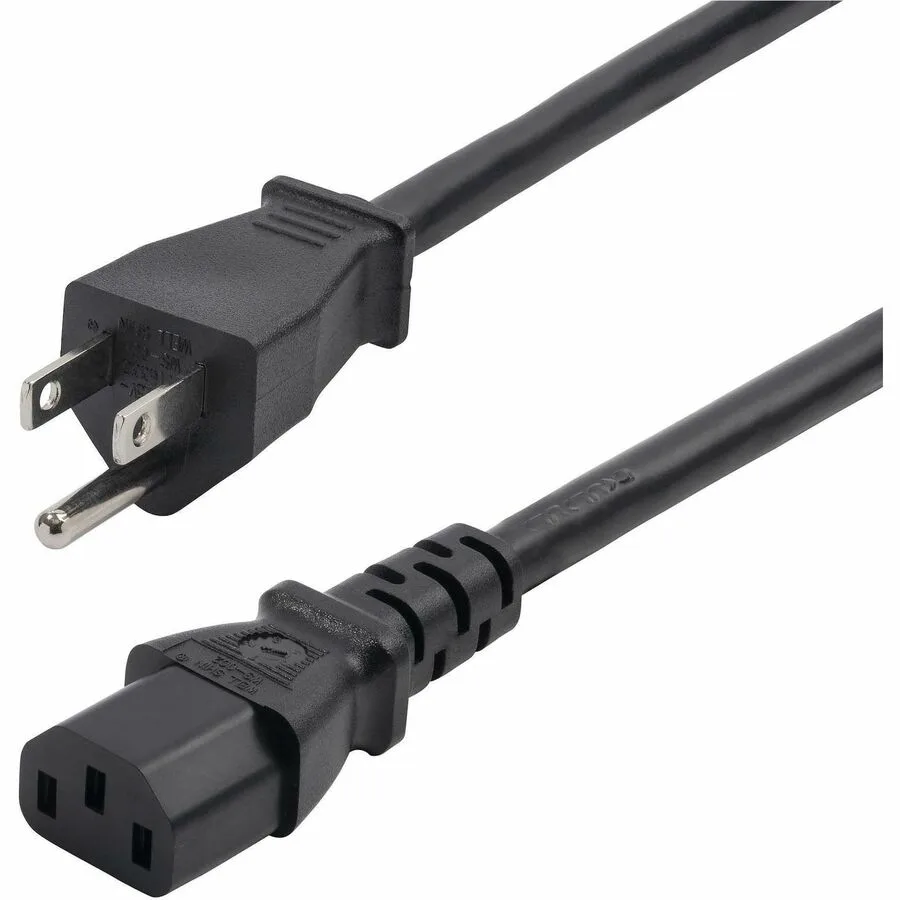 STARTECH STARTECH 271B6800POWERCORD 8ft 2.4m computer power cord NEMA 5-15P to IEC 60320 C13 13A 125V 16AWG — product photo