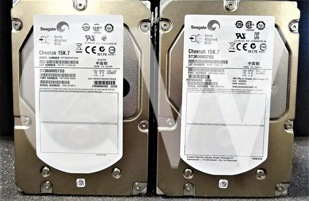 Seagate Seagate Cheetah 15K.7 ST3600057SS 600GB 15000RPM 16MB 3.5" SAS internal hard drive — product photo
