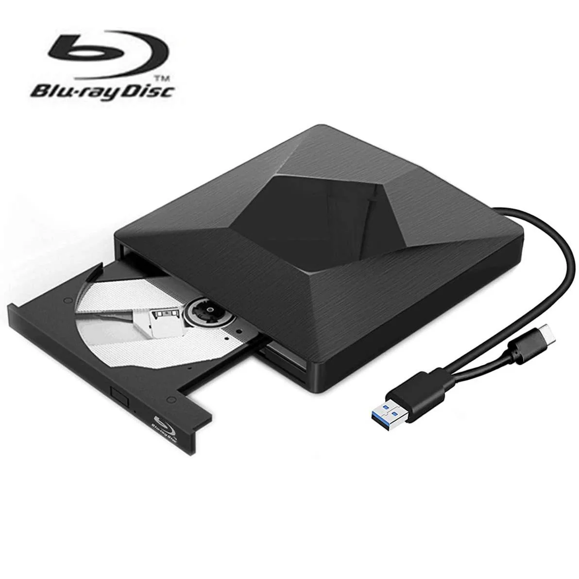 IHDAPP IHDAPP External Blu-ray Burner USB 3.0 Type-C Slim — product photo