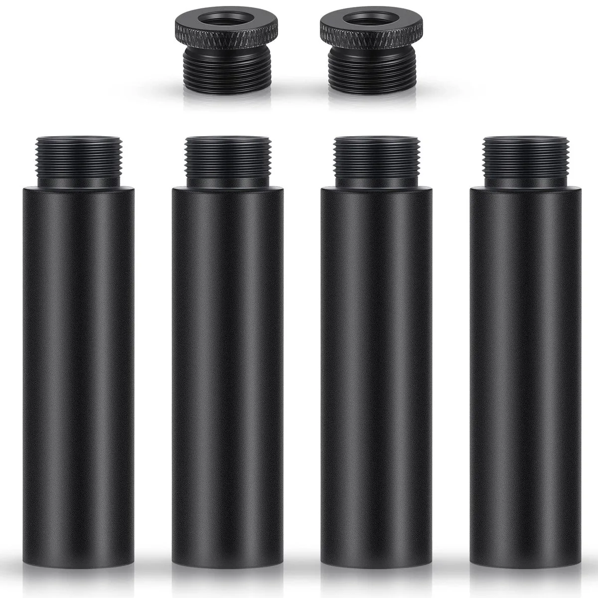  Fender Weewooday Microphone Stand Extension Tubes 4-Pack Black — product photo
