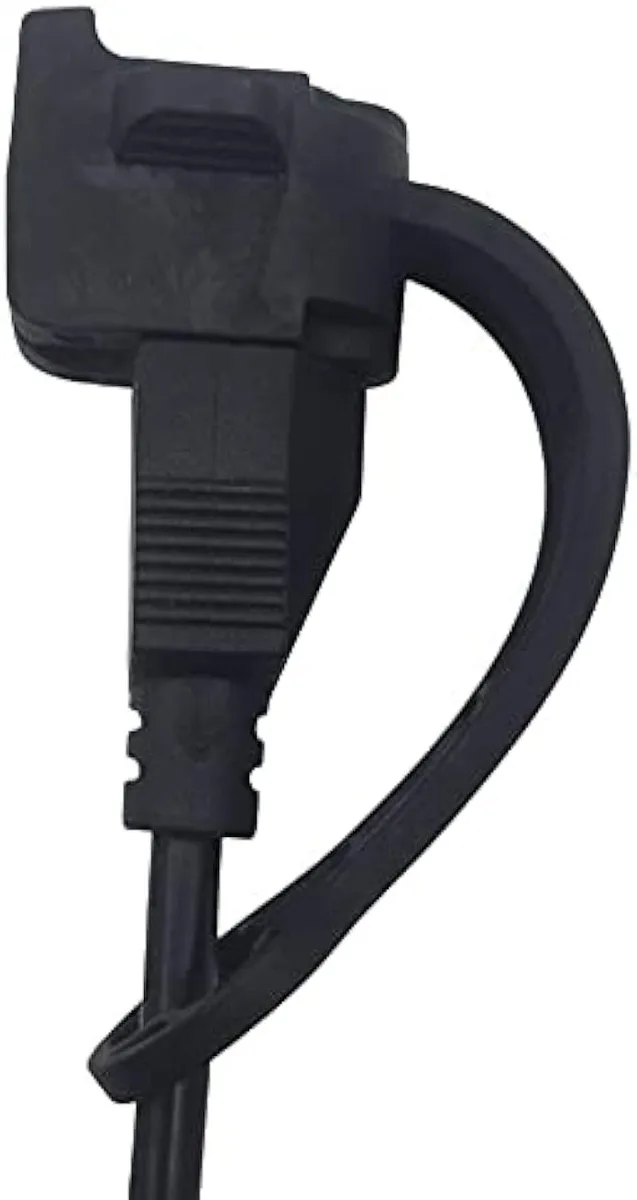 TAURKENAM TAURKENAM Prong Shield Outdoor Plug Cover 5 Black power adapter — product photo