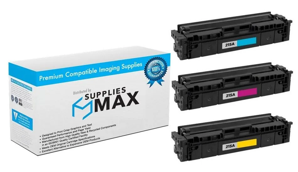 SuppliesMax SuppliesMax HEWW2310AM toner cartridge combo pack C/M/Y 850 pages — product photo