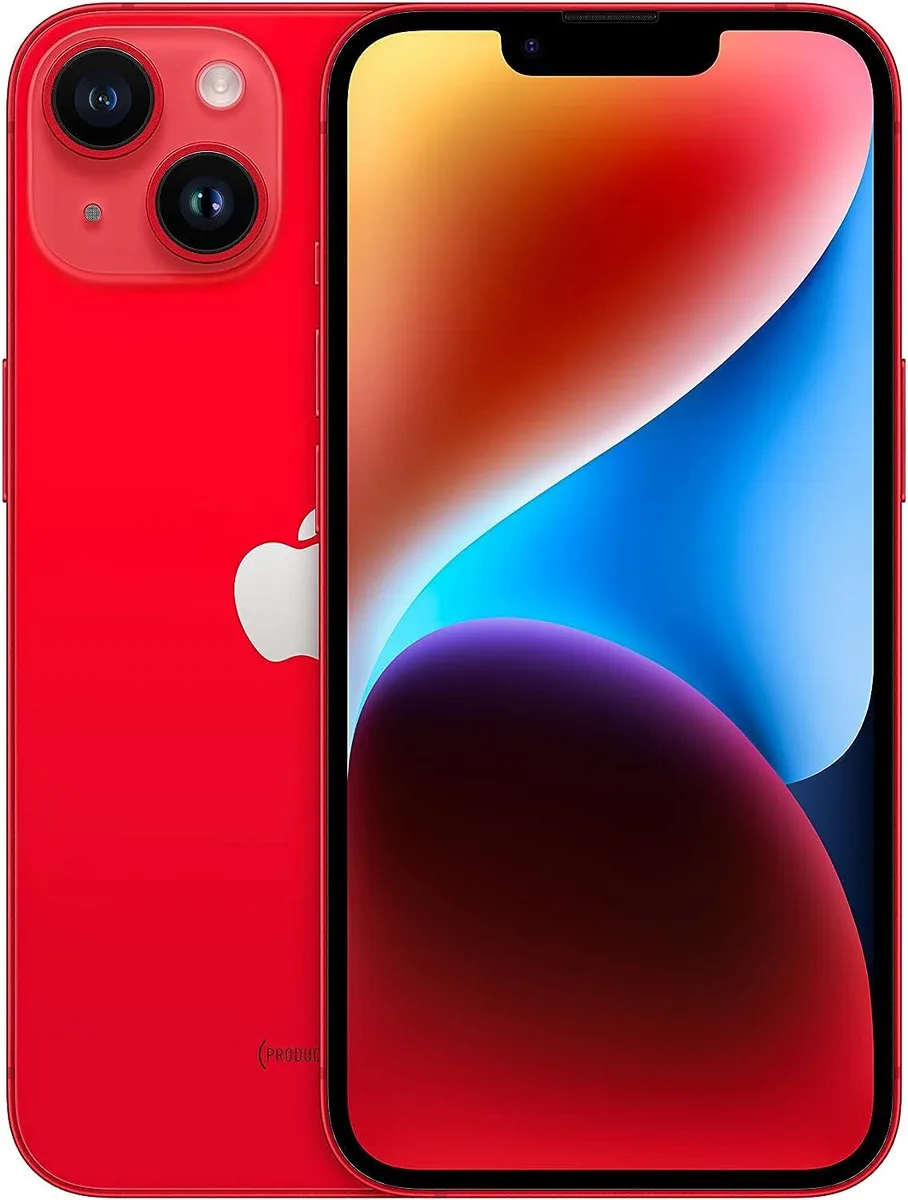 Apple Apple iPhone 14 128GB 6.1 Red cell phones - unlocked — product photo