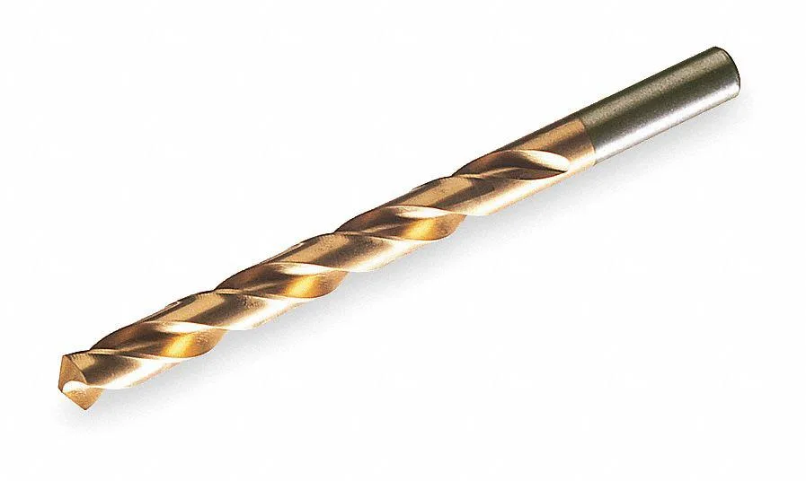 Chicago-Latrobe Chicago-Latrobe 54116 135° Cobalt Jobber Drill Bit Q .3320 TiN Split Point — product photo