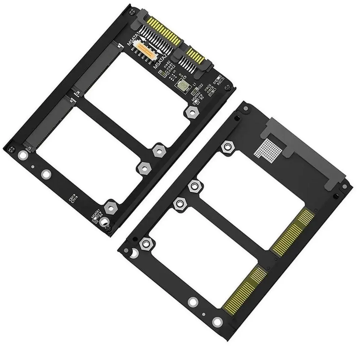 Vszerda Vszerda Dual mSATA to 2.5" SATA 3.0 Adapter with Metal Case — product photo
