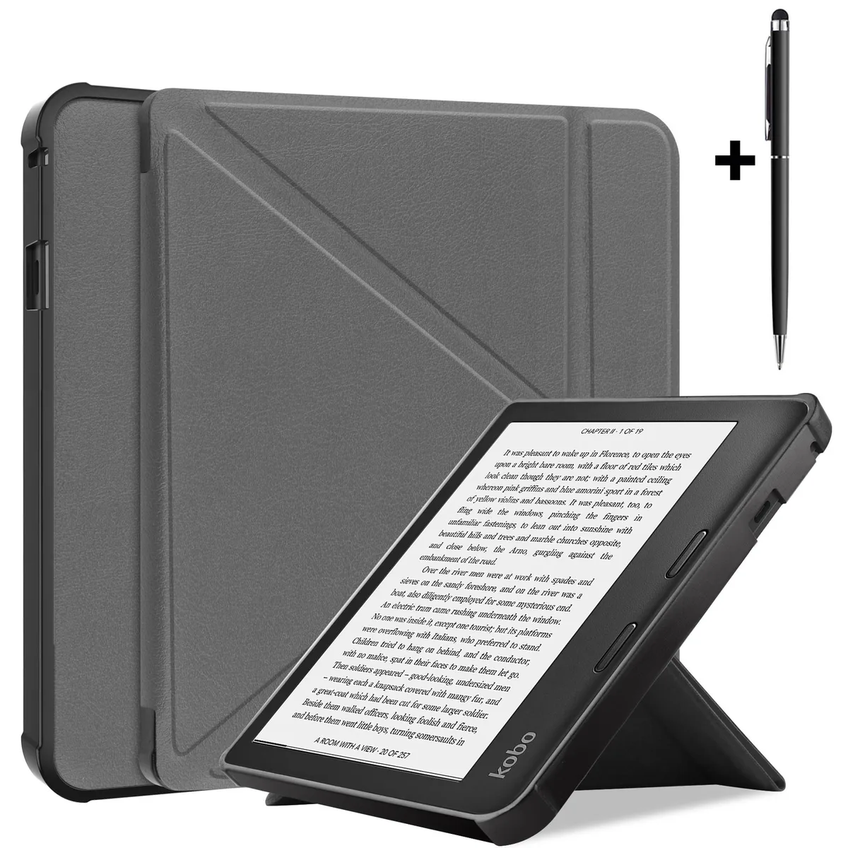 Werleo Werleo Slim Case for Kobo Sage 8.0 inch 2021 Grey — product photo