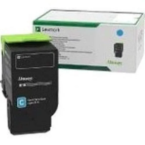 Lexmark cyan toner cartridge in sealed box