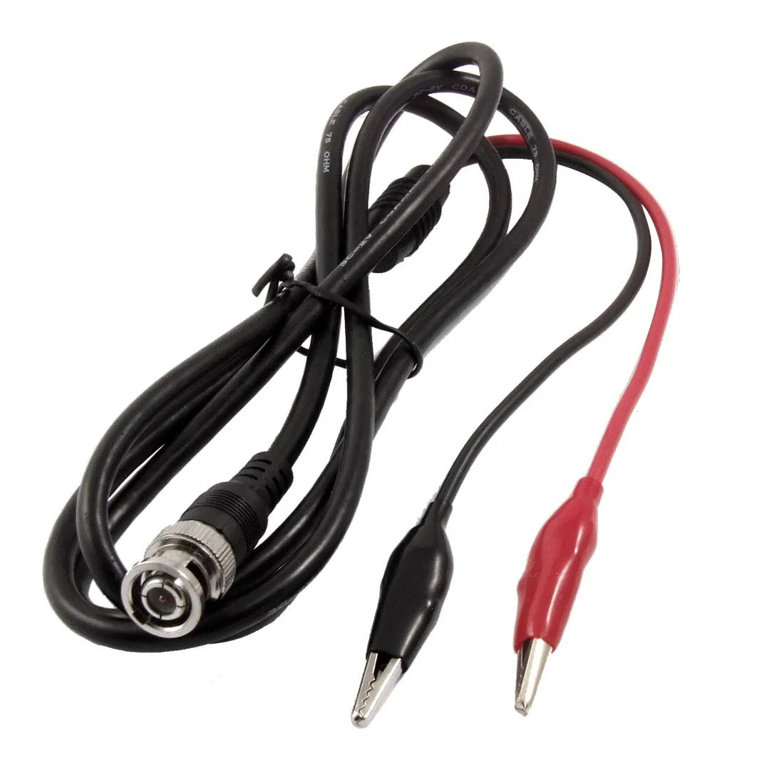Unique-Bargains Unique-Bargains BNC Video Adapter Cable 1.5m Black Red Alligator Clip — product photo