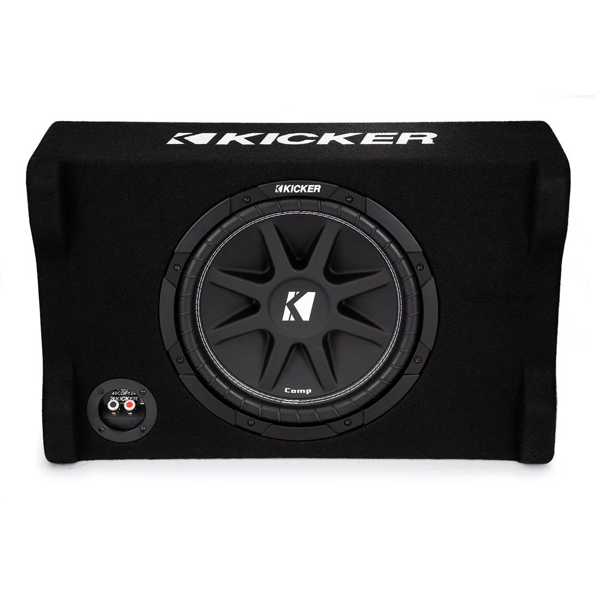 KICKER KICKER Comp 12" Down-Firing Loaded Subwoofer Enclosure 150W RMS — product photo