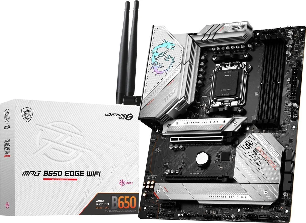 MSI MSI MPG B650 EDGE WIFI AMD motherboard — product photo