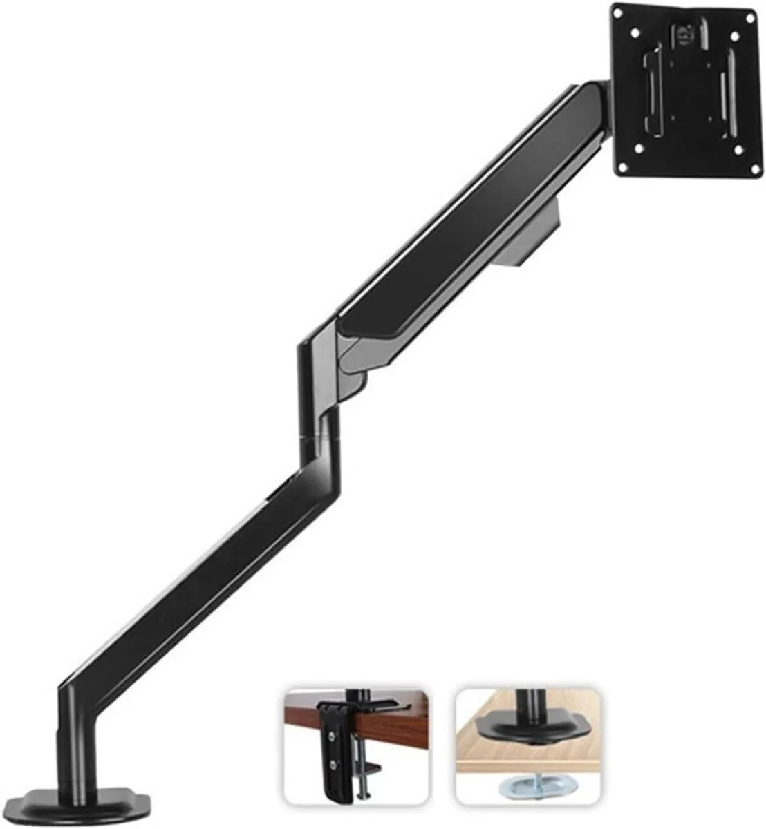 NaSR NaSR Single Monitor Arm Gas Spring 32" 19.8lbs Black professional video device — product photo