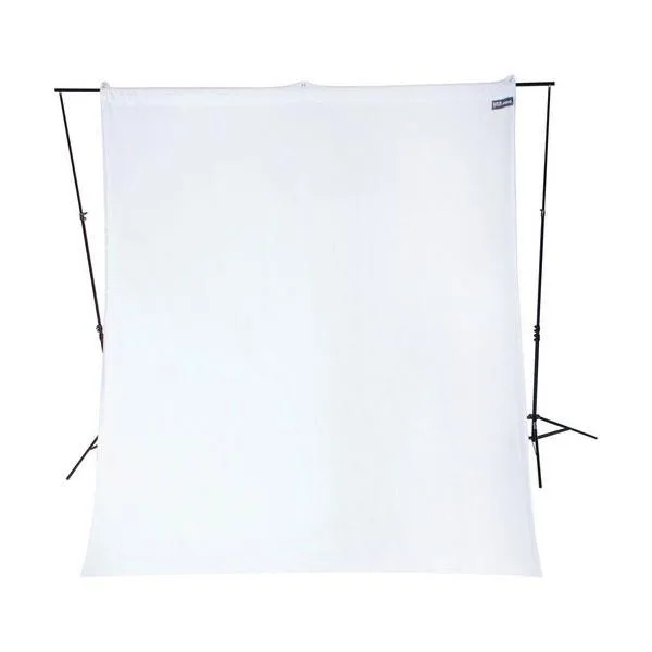 Westcott Westcott 134 9 x 10 ft Wrinkle-Resistant Cotton Backdrop Hi Key White — product photo