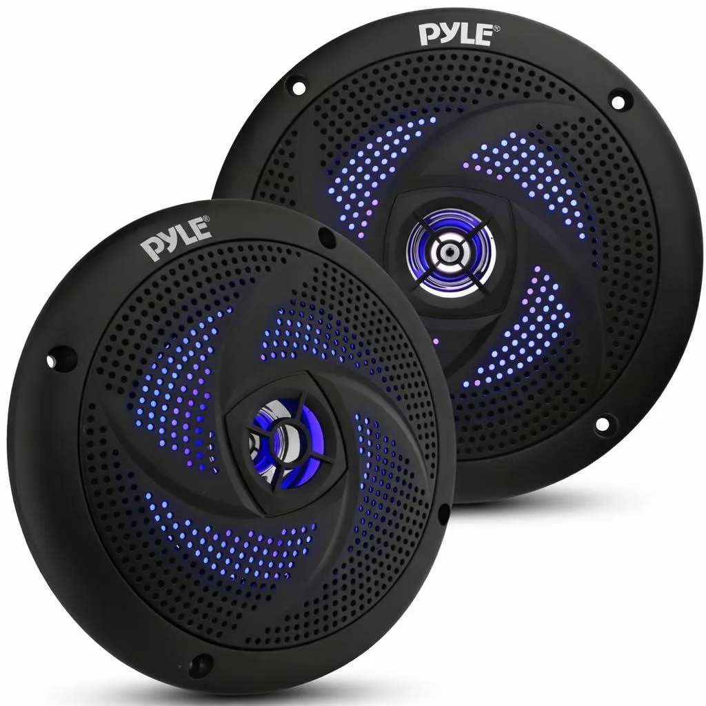Marine Waterproof Speakers 6.5" 240W Pair Black PLMRS63BL — product photo
