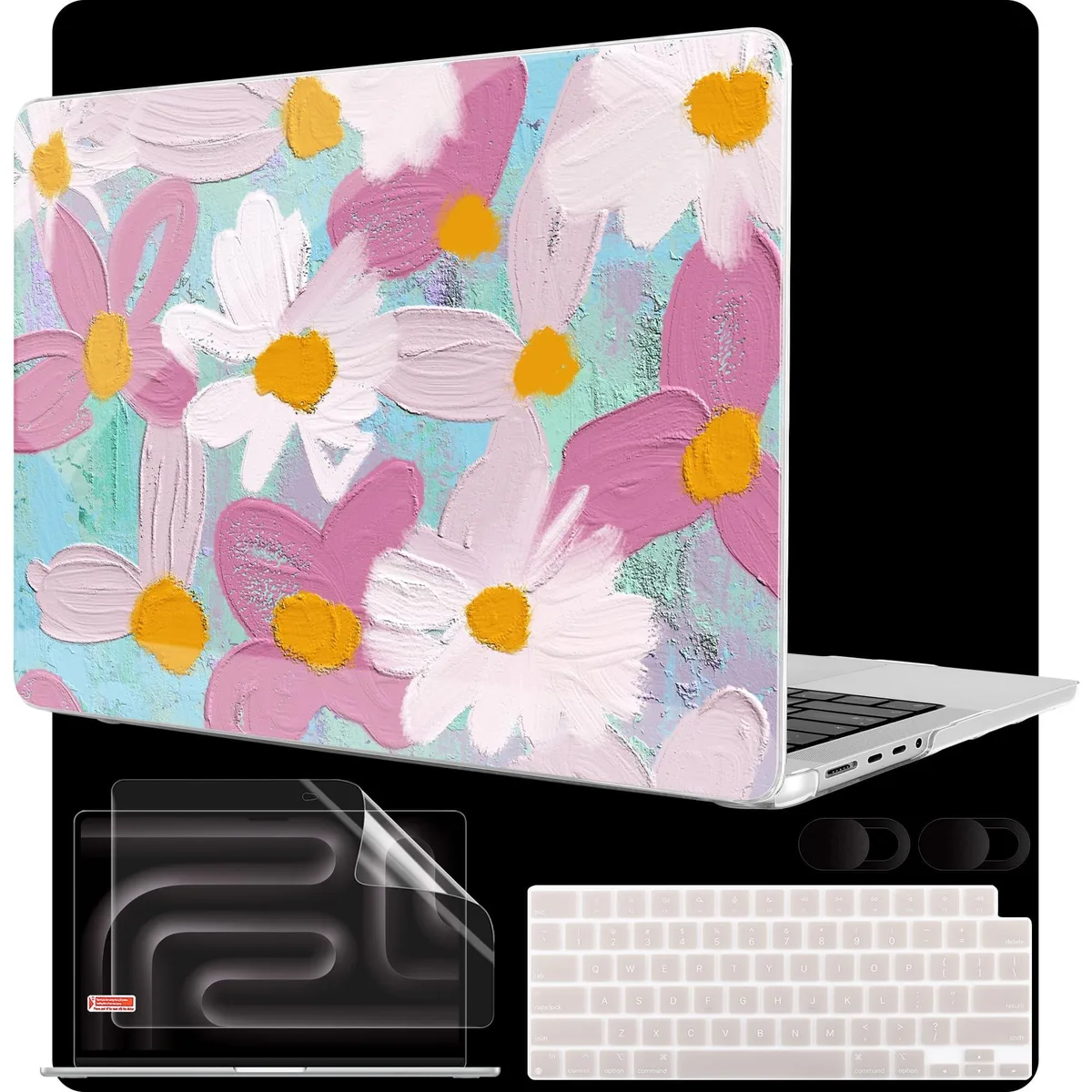 GSM Outdoors GSM Outdoors 2 in 1 Accessory MacBook Pro 14 2021 2023 2024 2025 Art Plants Floral — product photo