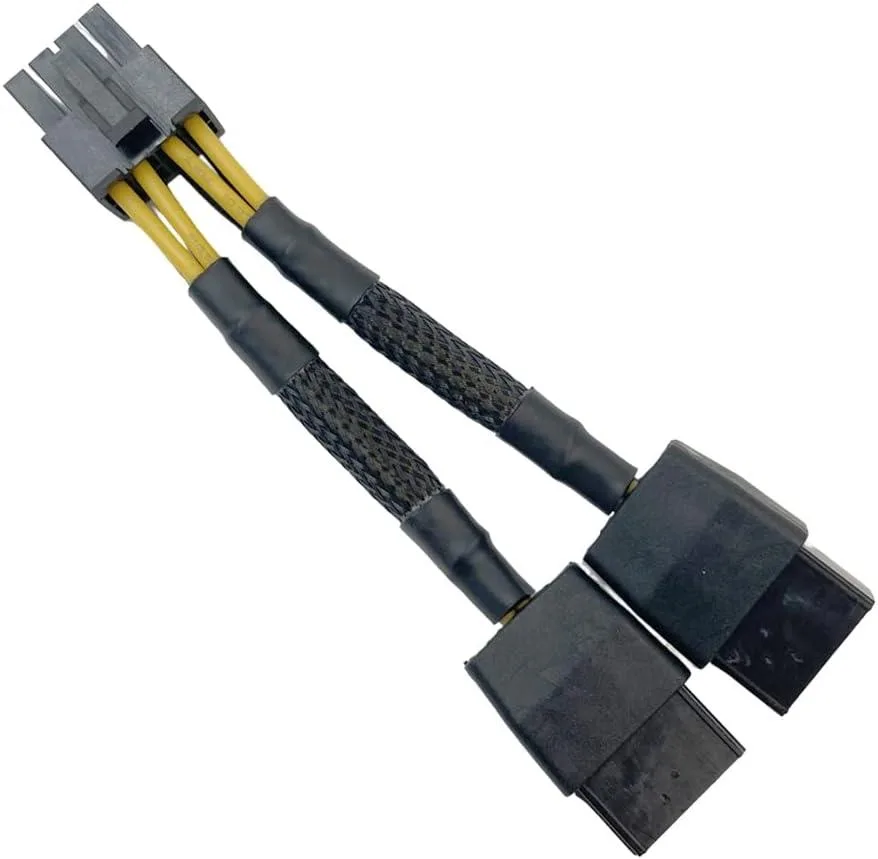  COMeap 8541585811 CPU 8 Pin Male to Dual PCIe 8 Pin Female Adapter 4.8-inch 2-Pack — product photo