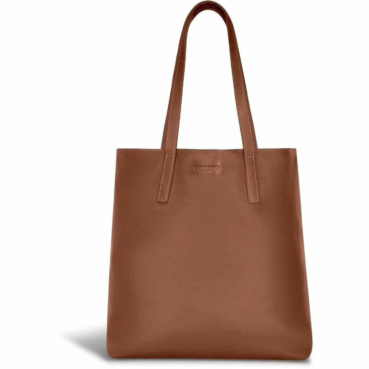FT Champs FT Champs Onyx Leather Vertical Tote Brown OB-415 11-15.6" 3.43gal — product photo