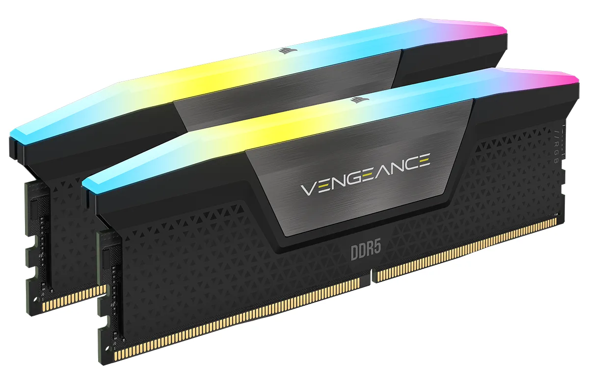 Corsair Corsair Vengeance RGB CMH64GX5M2B6000C30 64GB (2x32GB) DDR5 6000 CL30 desktop RAM — product photo