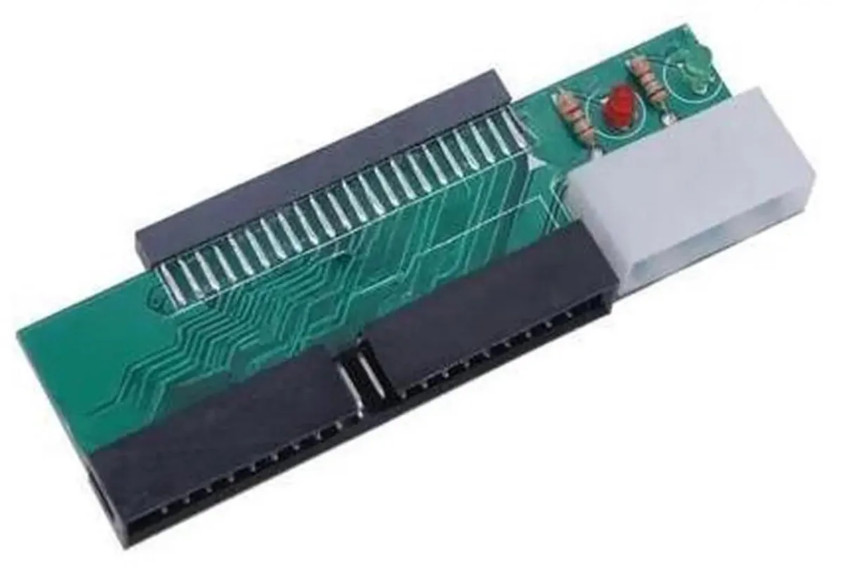 SMUGDESK SMUGDESK 44Pin Laptop IDE to 40Pin 3.5" Desktop IDE HDD Adapter Riser Card with 4Pin Power Port — product photo