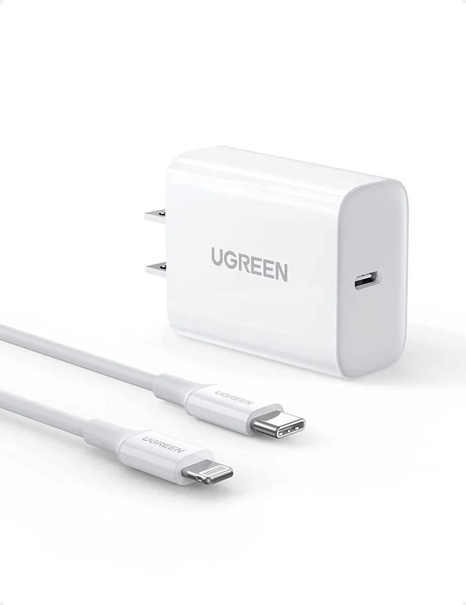 UGREEN UGREEN 18W USB-C PD Charger with 3ft MFi Cable — product photo