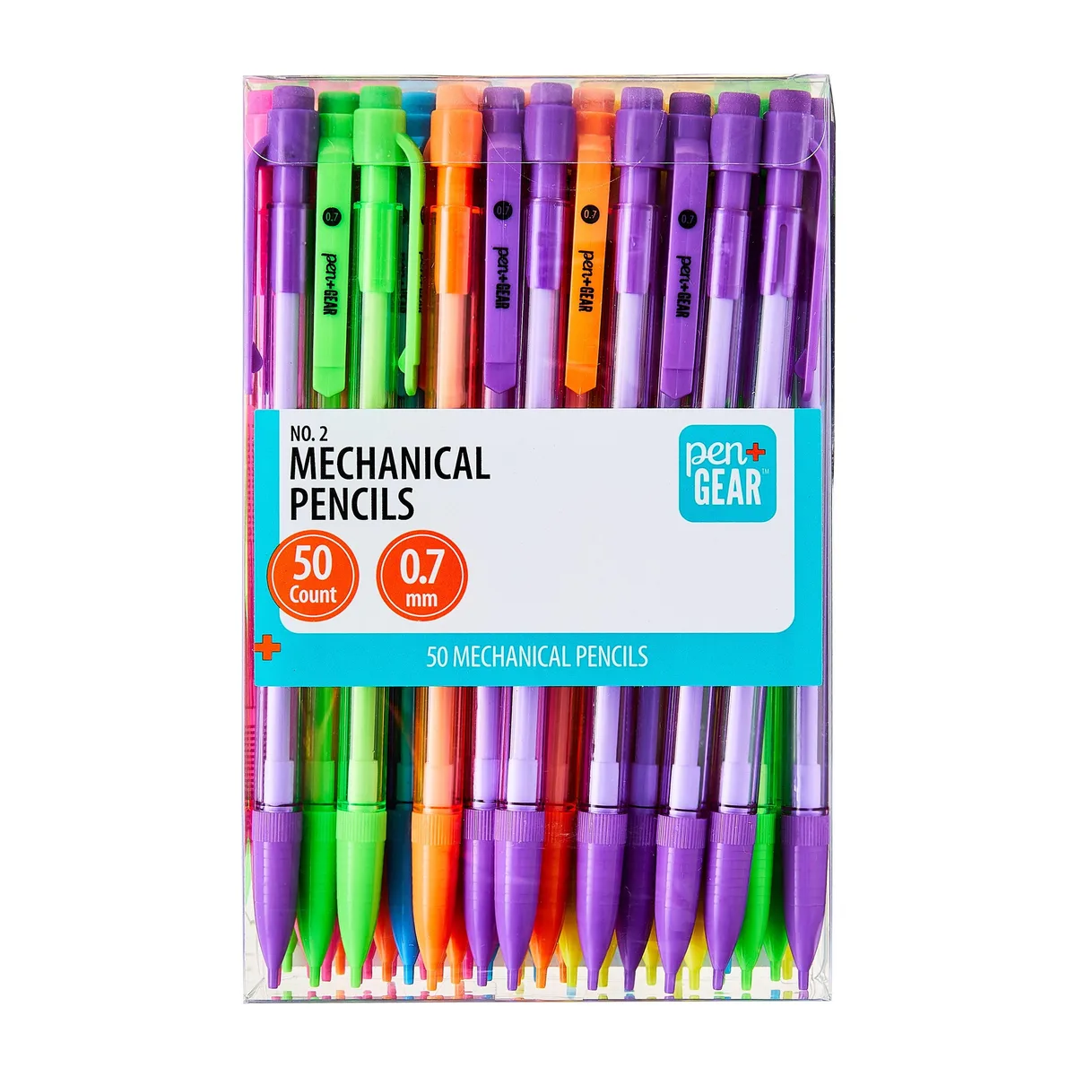 None Continuous None Continuous 15362 Pen+Gear 0.7 mm Mechanical Pencils 50 Pack — product photo