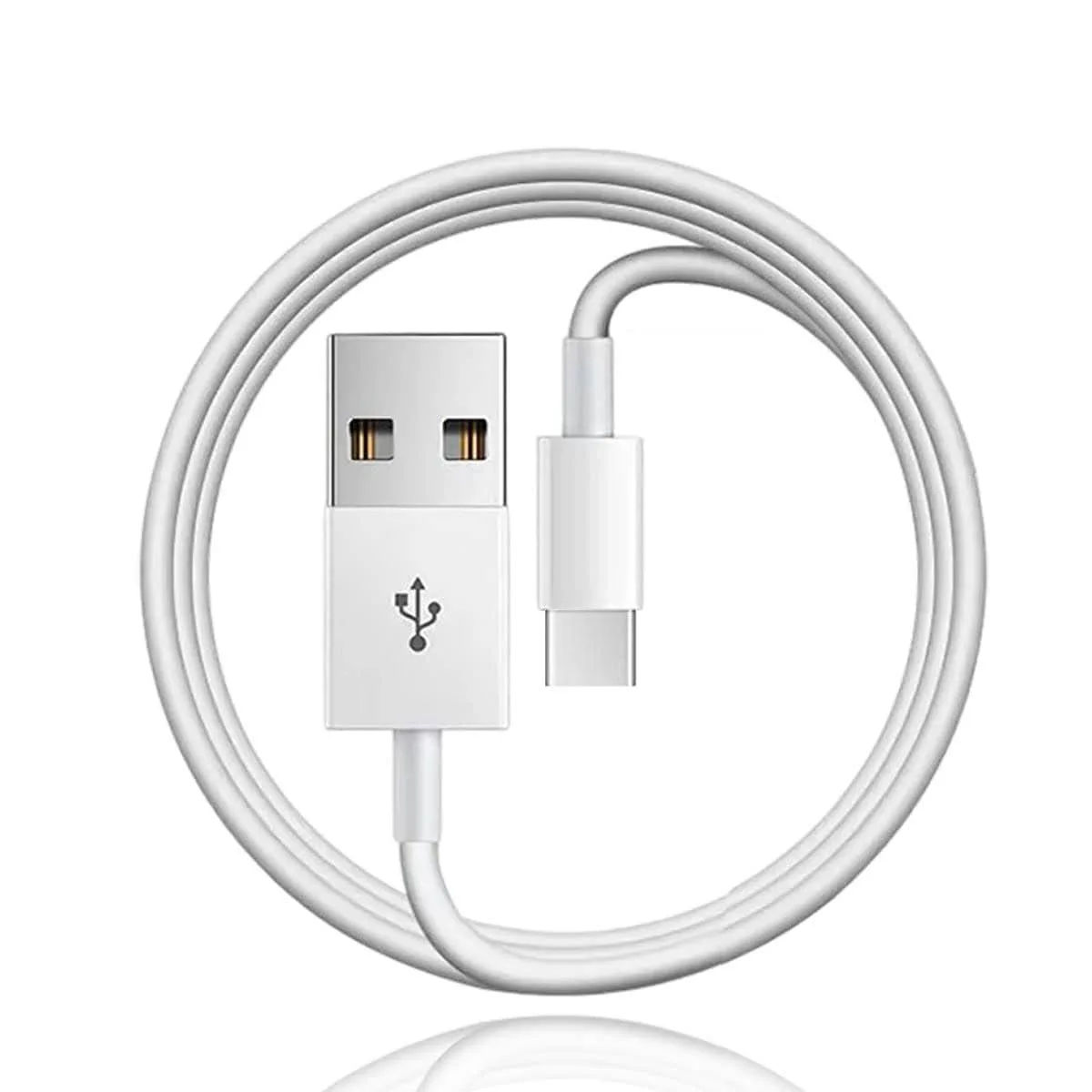 DIXSG DIXSG USB-A to USB-C CarPlay Cable 3.3 ft 40W White — product photo