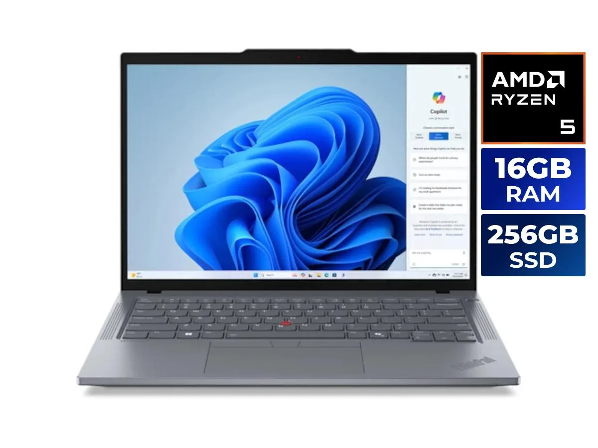 Lenovo Lenovo ThinkPad T14 Gen 5 AMD Ryzen 5 8540U 16GB DDR5 256GB SSD laptop 21MC000NUS — product photo