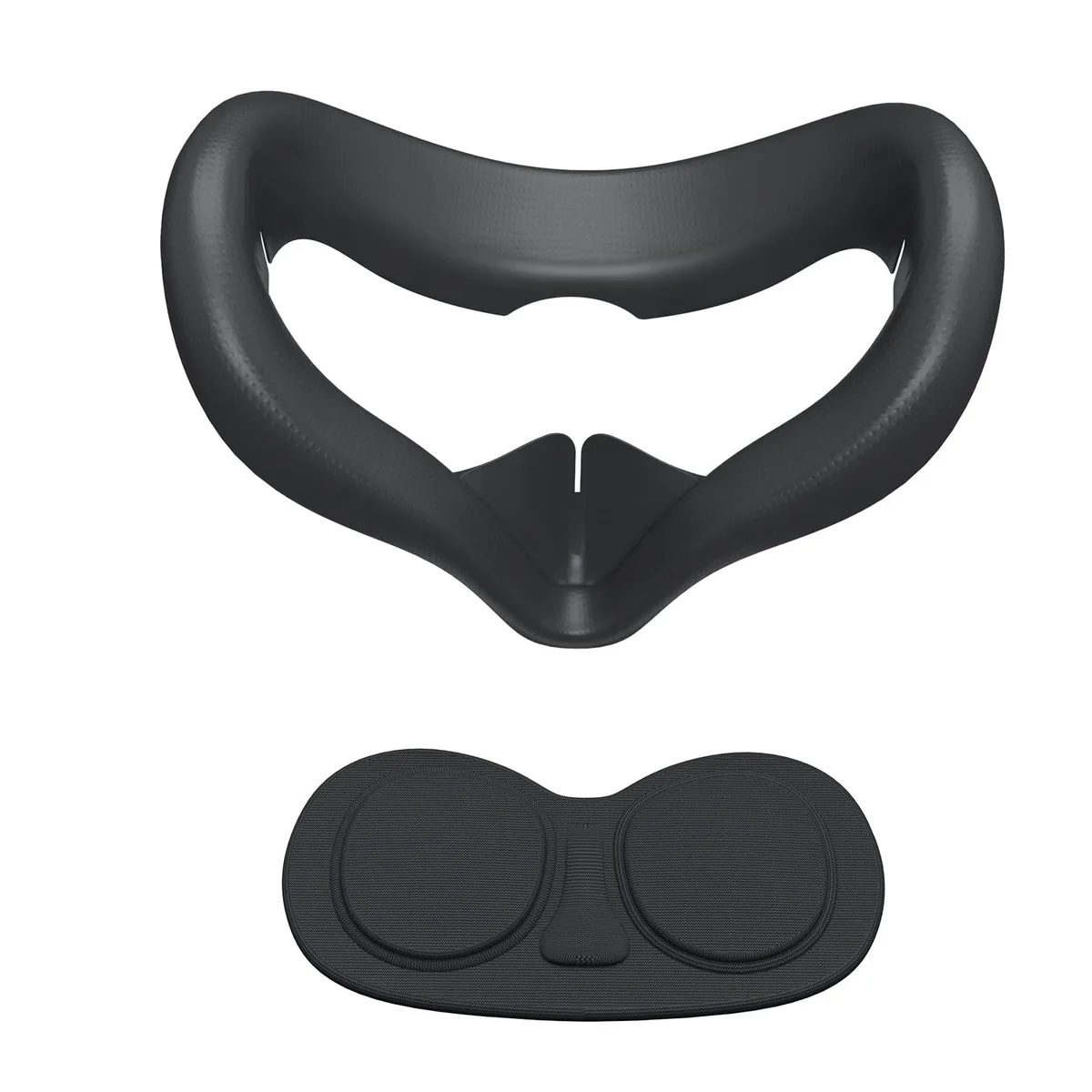  SUPERUS SQ0-010 silicone face cover &amp; lens protector kit for Quest 2 (Black) — product photo