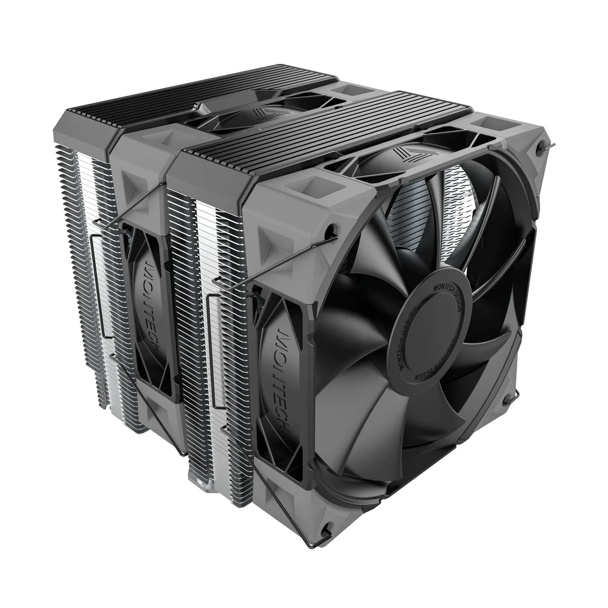 Montech Montech NX600 Black CPU cooler 6 heatpipes 28 mm fan 2000 RPM 85 CFM — product photo