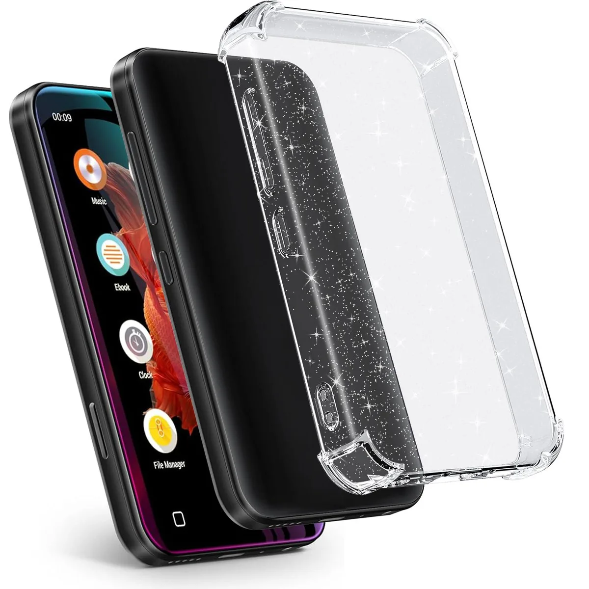  maxell TPU Clear Case for innioasis G1 G3 MP3 Player 4.0 inch — product photo