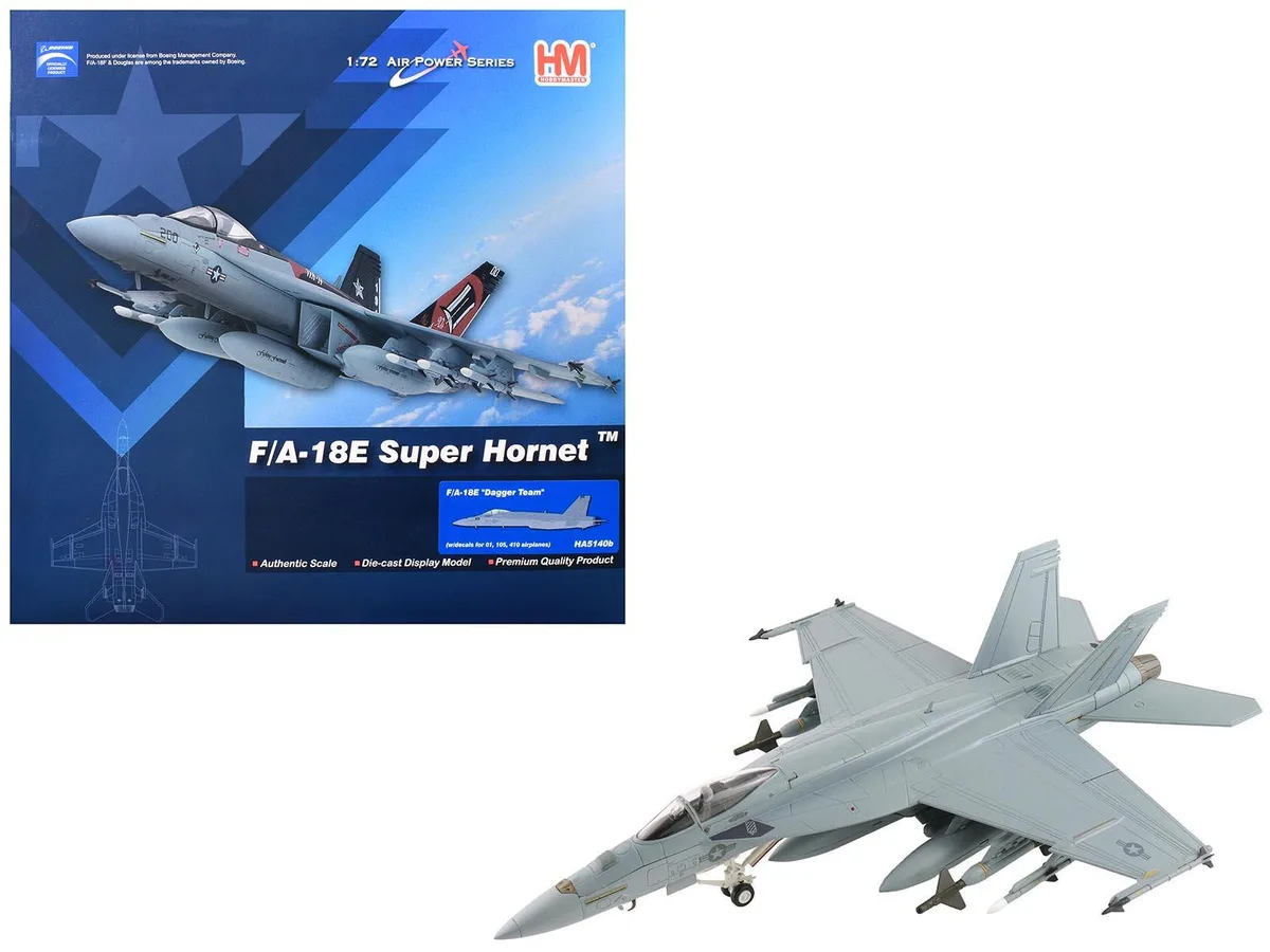 Hobby Master Hobby Master Boeing F/A-18E Super Hornet "Dagger Team" 1/72 Diecast Model — product photo