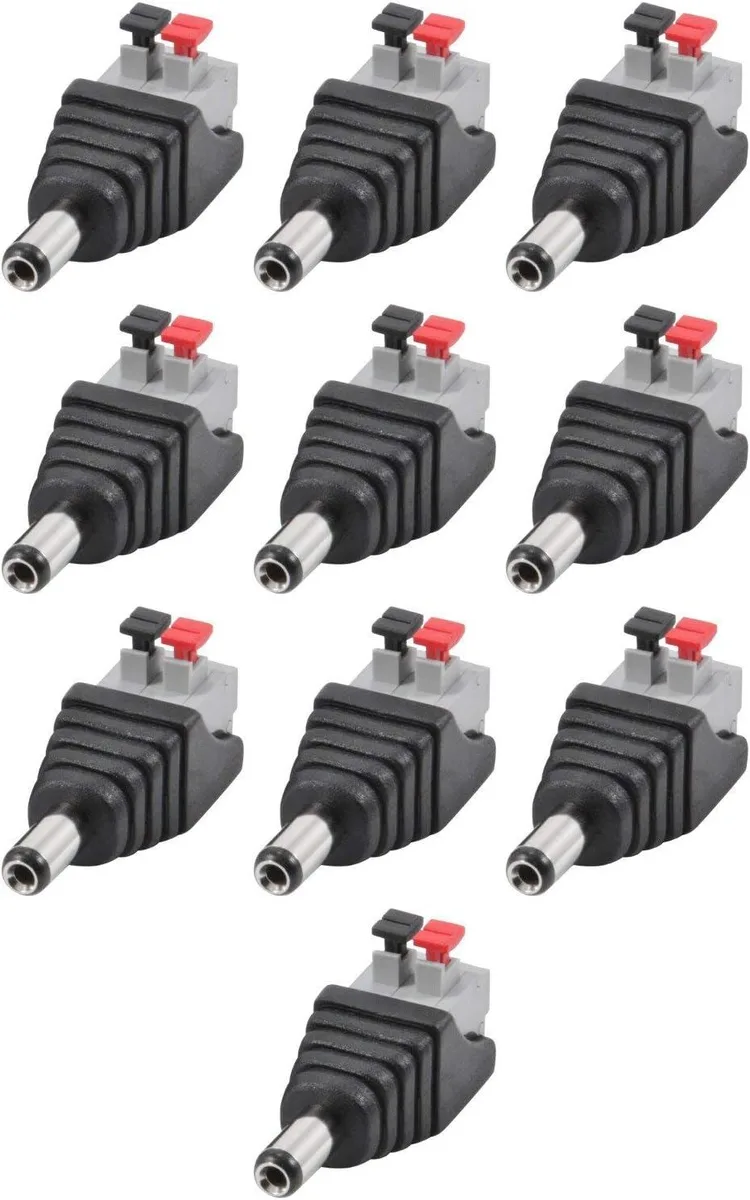 JacobsParts Inc. JacobsParts Inc. DCJACK-D 10pcs 5.5mm x 2.1mm Male Straight Blade Plugs — product photo