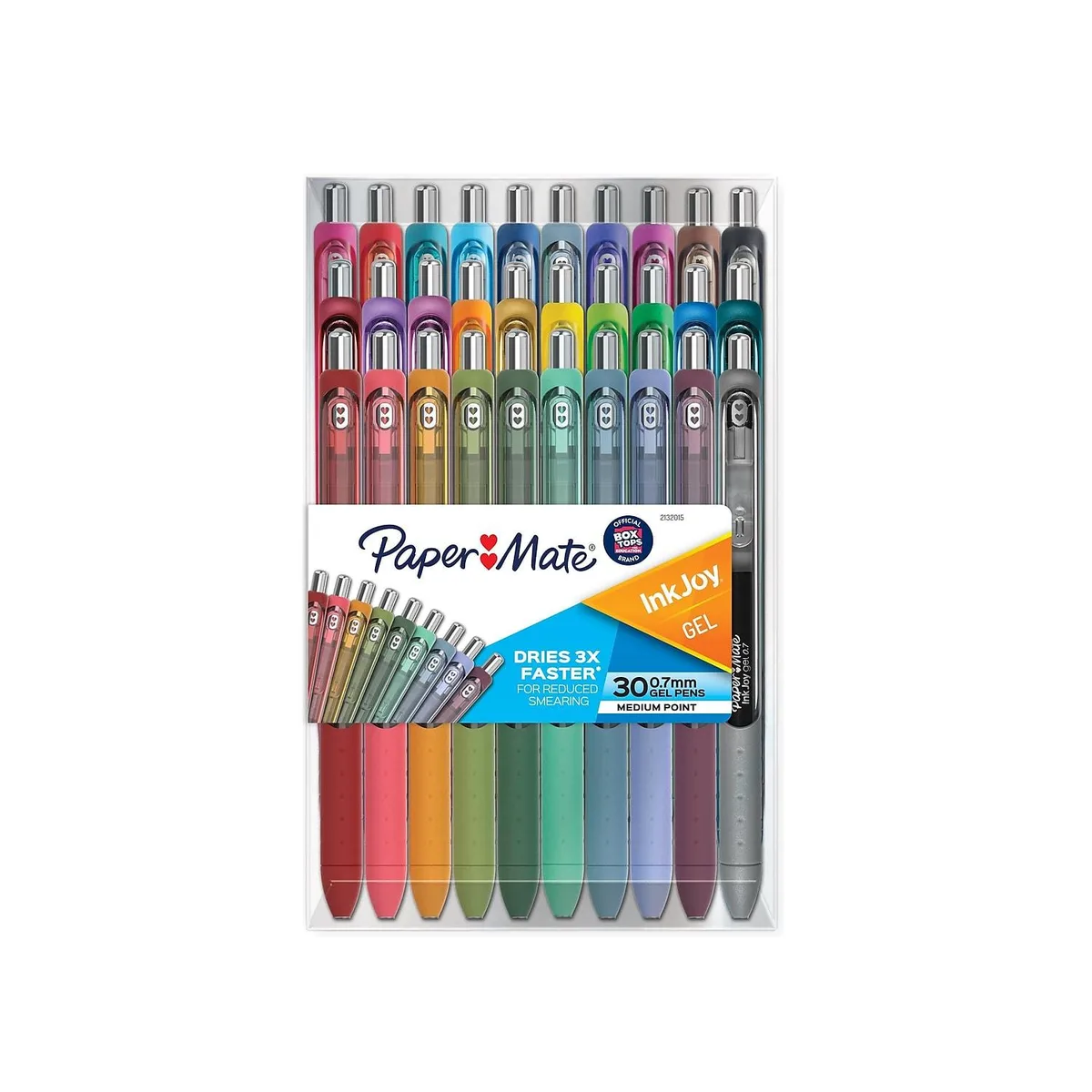 Paper Mate Paper Mate InkJoy Retractable Gel Pen 0.7mm Assorted 30 Pack PAP2132015 — product photo