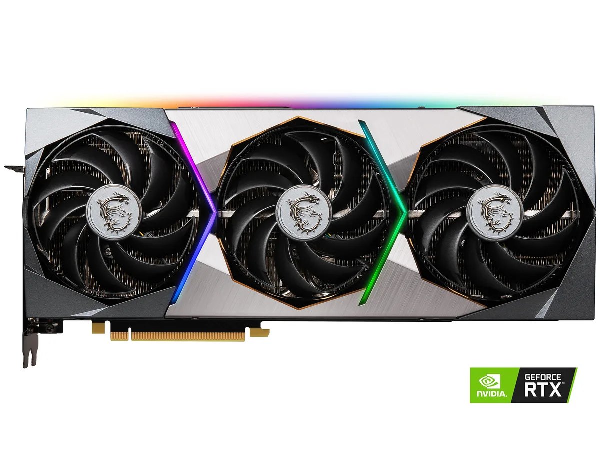 MSI MSI RTX 3070 SUPRIM X 8G graphics card — product photo
